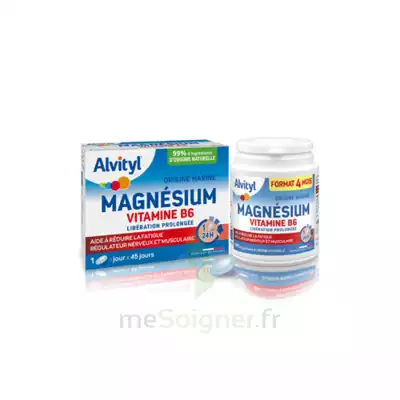 Alvityl Magnésium Vitamine B6 Libération Prolongée Comprimés Lp B/45 à Fresnes